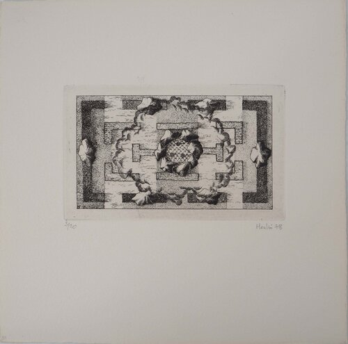 Agencement de buissons by François Houtin, Print for Sale on Singulart