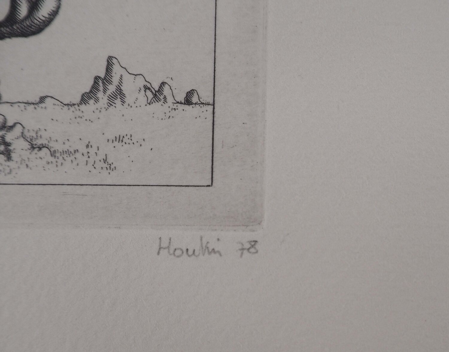Arbre dans le Désert François Houtin Druck zu verkaufen