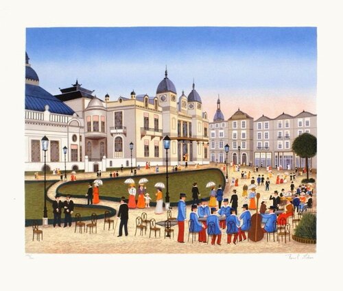 Monte Carlo - Le casino di François Ledan-Fanch, Stampa in vendita su Singulart