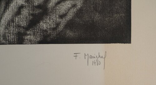 Homme à la cigarette (Kung-Fu) by François Maréchal, Print for Sale on Singulart