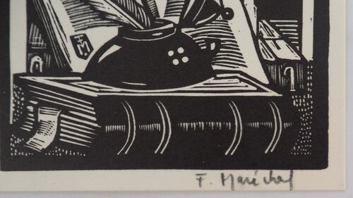 Encrier et imprimerie von François Maréchal, Druck kaufen auf Singulart