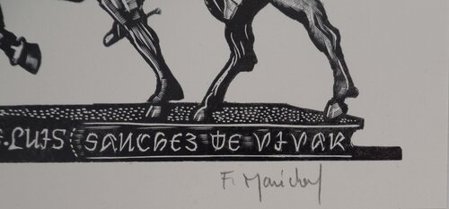 Le chevalier des lettres by François Maréchal, Print for Sale on Singulart