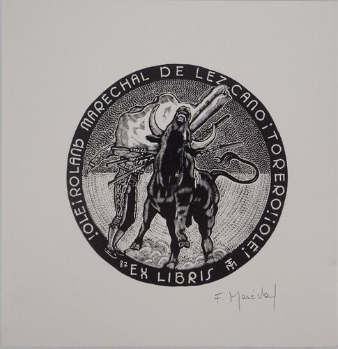 Scène de tauromachie François Maréchal