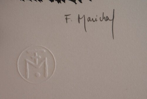 Hommage à la lecture : les livres von François Maréchal, Druck kaufen auf Singulart