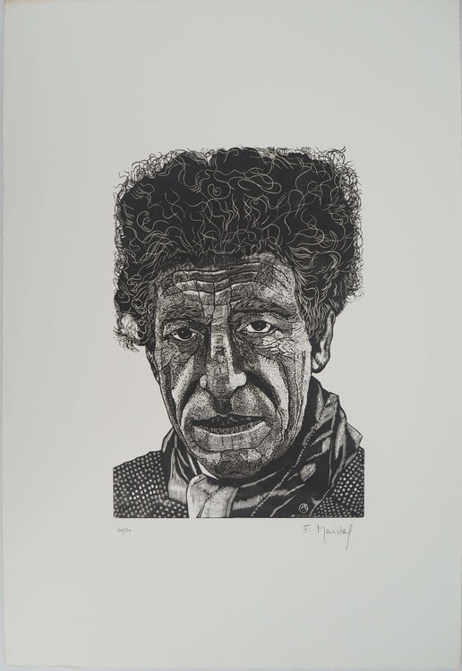 Portrait de Giacometti François Maréchal