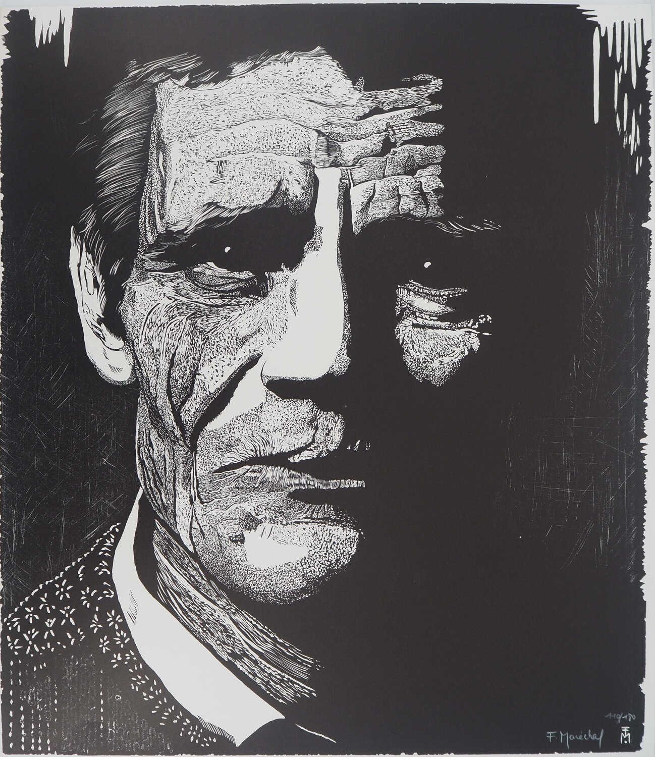Portrait d'un toréador François Maréchal Druck zu verkaufen