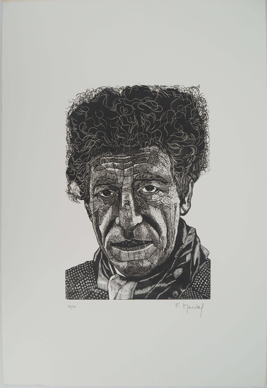 Portrait de Giacometti François Maréchal Édition à vendre