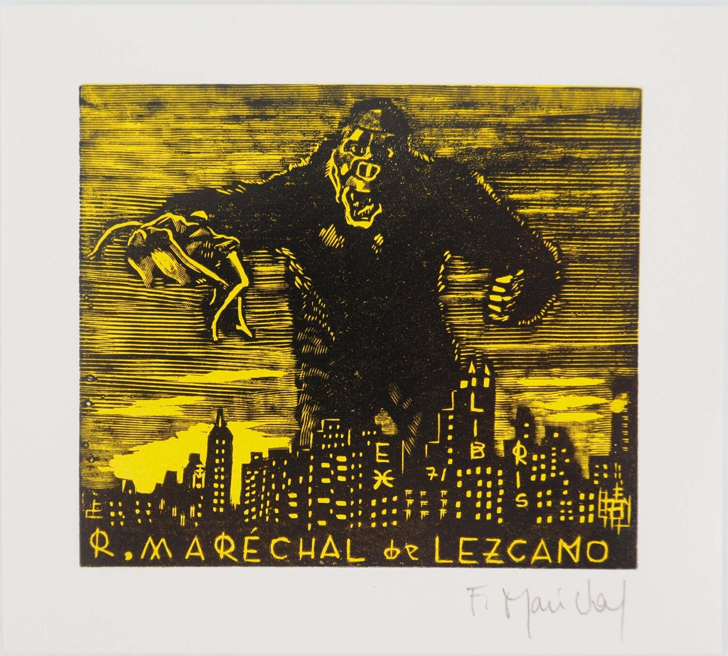 King Kong François Maréchal Afdruk te koop