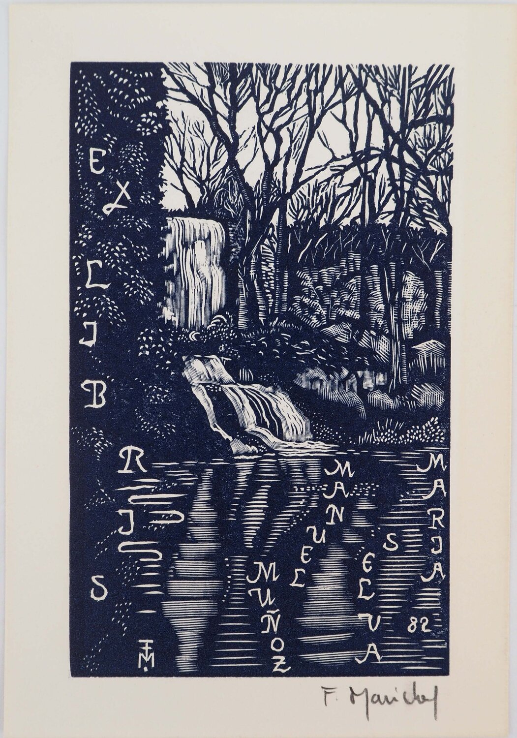 La cascade François Maréchal Impresión en venta