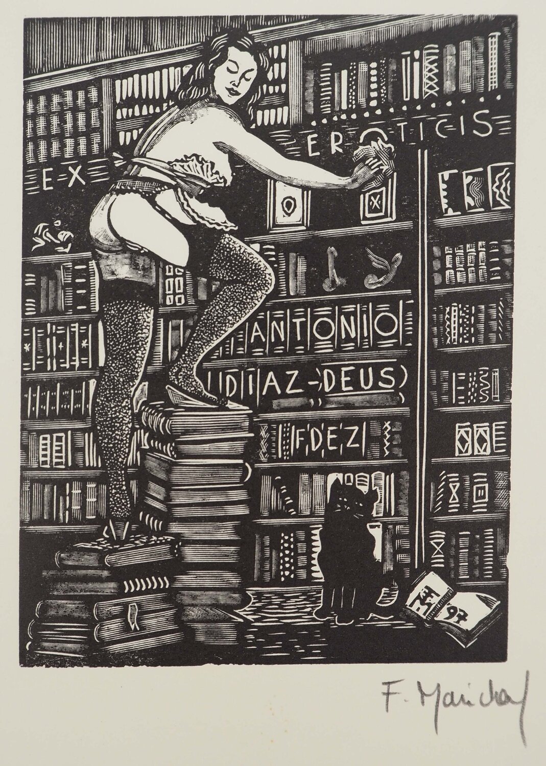 La bibliothèque érotique François Maréchal Druck zu verkaufen