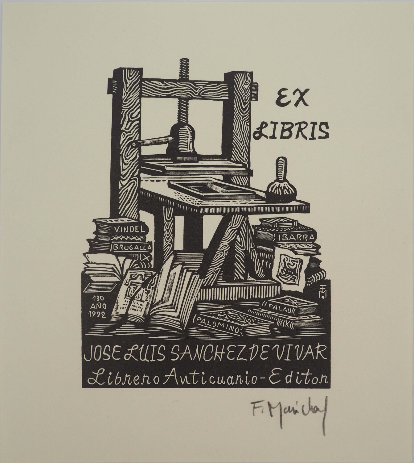 L'imprimerie François Maréchal Print for sale