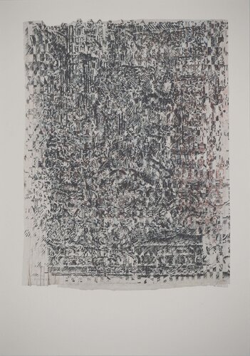 Tinos, Nostos, Marmorea, Héliogravure signée by François Rouan, 版画 for Sale on Singulart
