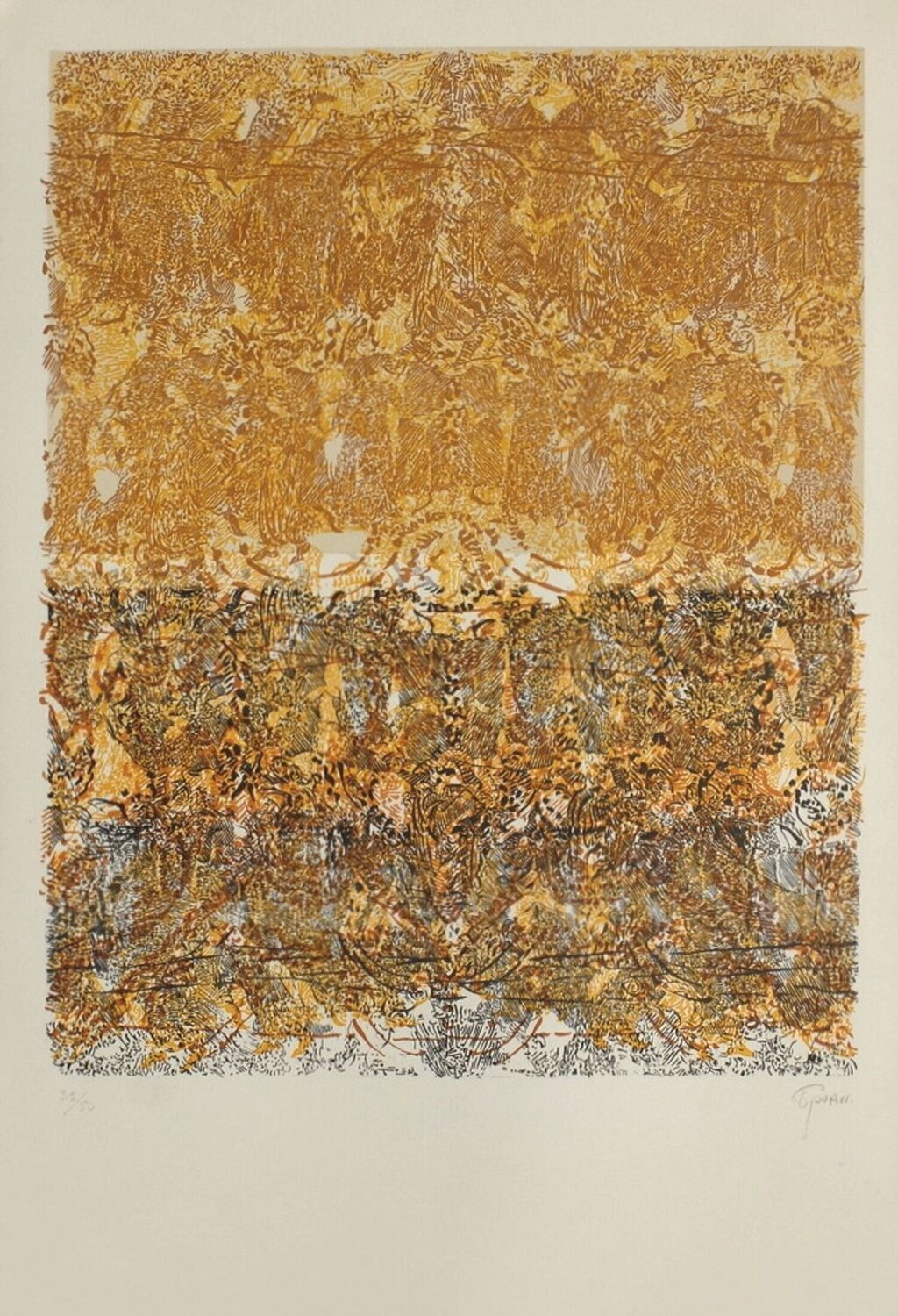 Superpositions II François Rouan Stampa in vendita