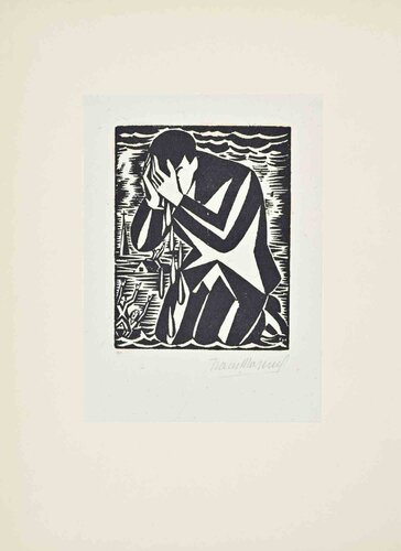 Crying Man by Frans Masereel, Print for Sale on Singulart
