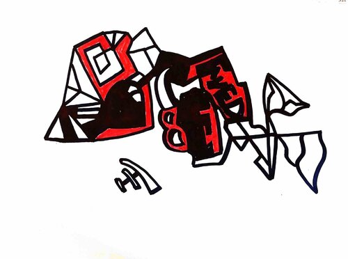 Untitled van Fred Bugs, Werk op papier te koop op Singulart