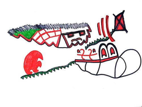 Untitled  par Fred Bugs, Œuvre sur papier en vente sur Singulart