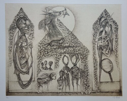 17 rue Notre Dame van Fred Deux, Afdruk te koop op Singulart