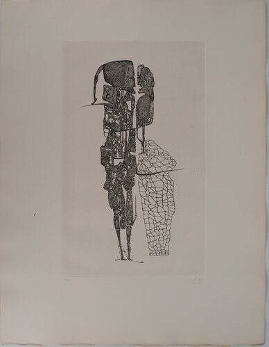 Soutanes des envies, Gravure originale signée by Fred Deux, 版画 for Sale on Singulart