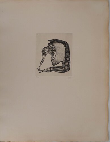 L'avaleur, Gravure originale signée by Fred Deux, Print for Sale on Singulart