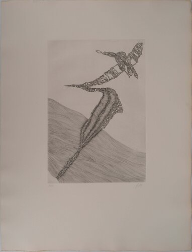 Devenir, Gravure originale signée by Fred Deux, 版画 for Sale on Singulart