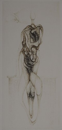 Figure anthropomorphe sur cheminée van Fred Deux, Afdruk te koop op Singulart