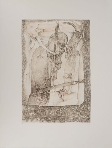 Le secret du lien by Fred Deux, Print for Sale on Singulart
