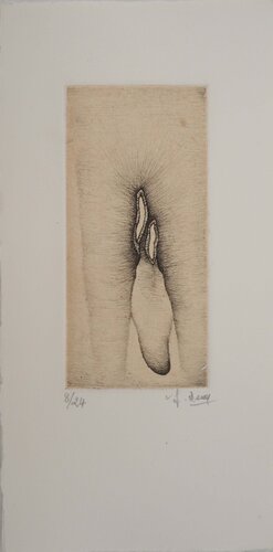 L'oubli, Gravure originale signée by Fred Deux, 版画 for Sale on Singulart