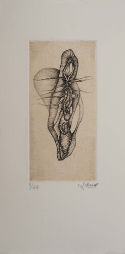 Le nom de la chair, Gravure originale signée by Fred Deux, 版画 for Sale on Singulart