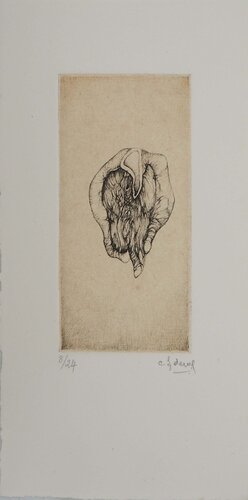 En suspens, Gravure originale signée by Fred Deux, Print for Sale on Singulart