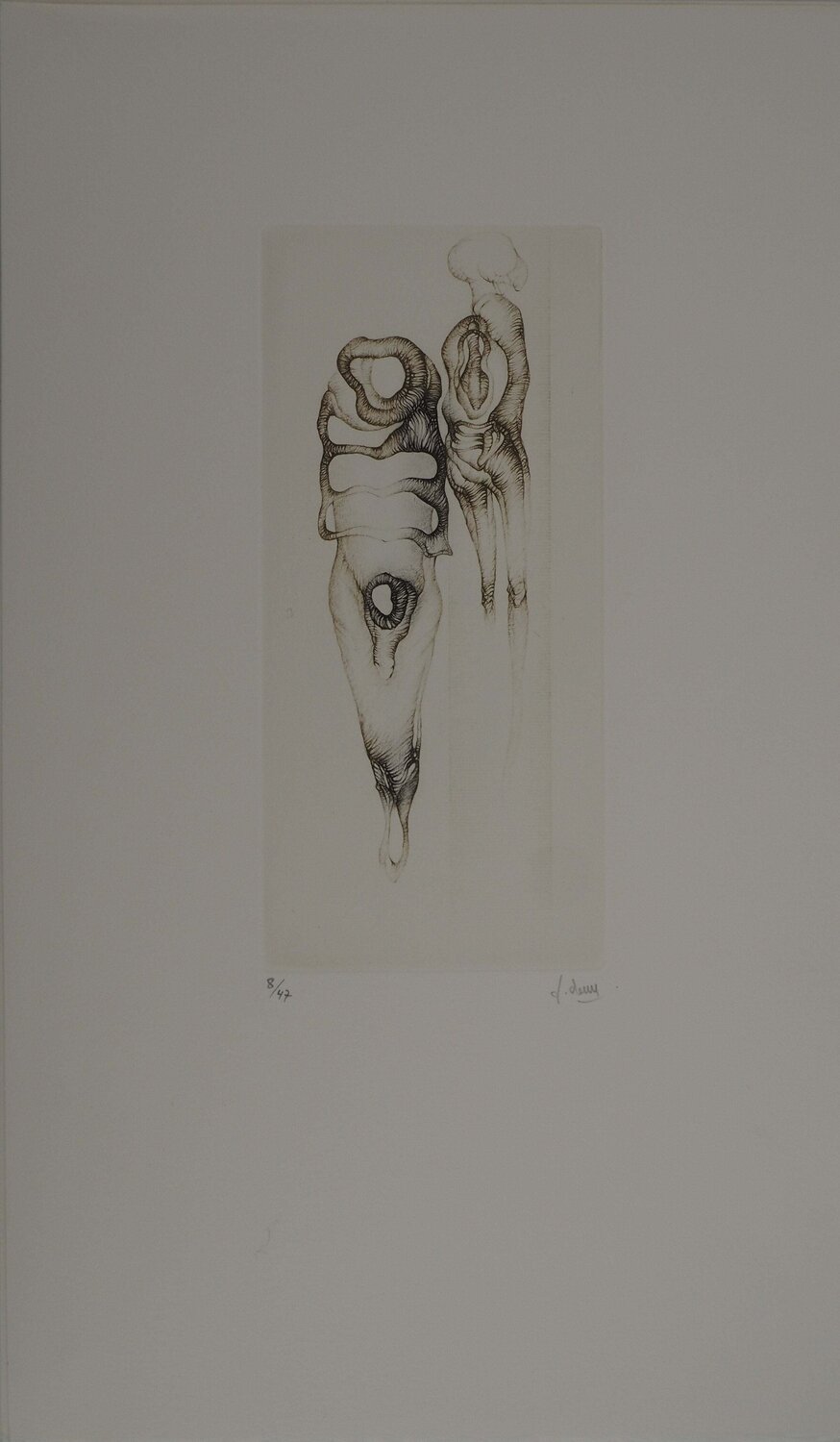 Les corps enracinés Fred Deux Print for sale