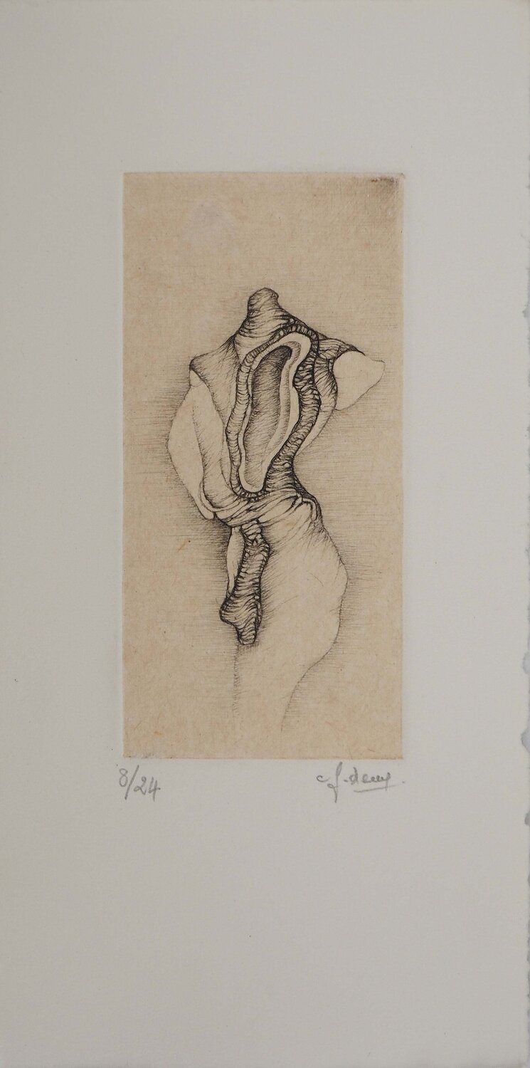 A main nue, Gravure originale signée Fred Deux Print for sale