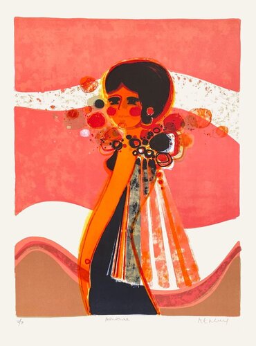 1975 - Les Angéliques - la mondaine (avec marges) par Frédéric Menguy, Édition en vente sur Singulart