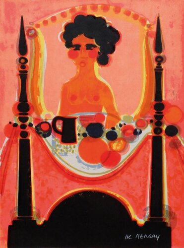 1975 - Les Angéliques - le déjeuner by Frédéric Menguy, Print for Sale on Singulart