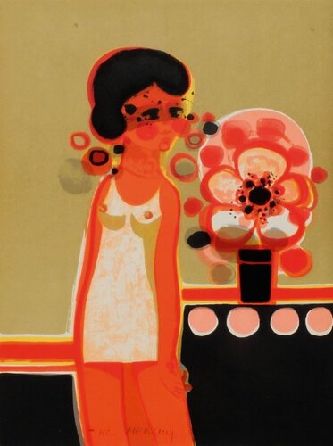 1975 - Les Angéliques - pensive par Frédéric Menguy, Édition en vente sur Singulart