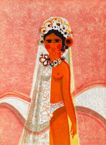 1975 - Les Angéliques - la mariée I by Frédéric Menguy, Print for Sale on Singulart