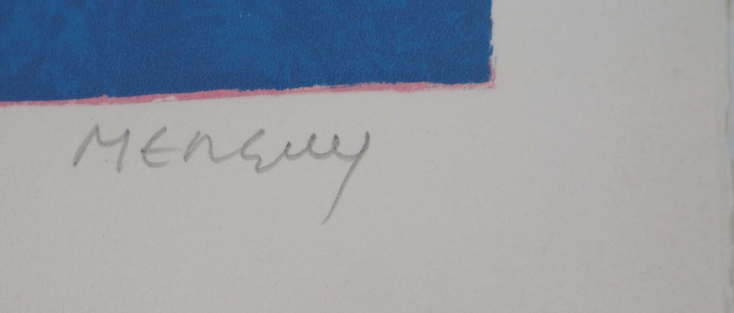 Bateau dans une mer bleue  Frédéric Menguy Stampa in vendita