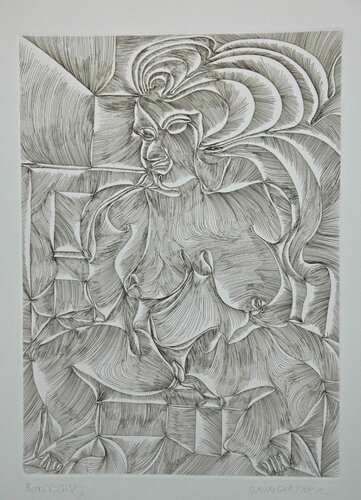 Woman de Fritz Baumgartner, Impresión a la venta en Singulart