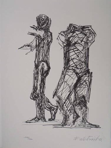 La Pose by Fritz Wotruba, Print for Sale on Singulart