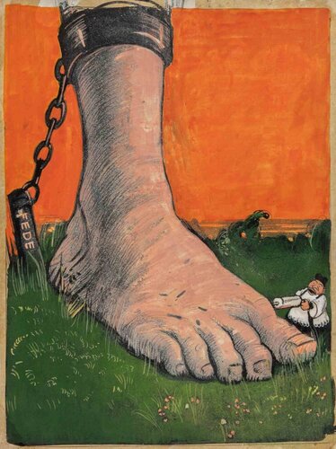 The Chains by Gabriele Galantara, Work on Paper for Sale on Singulart