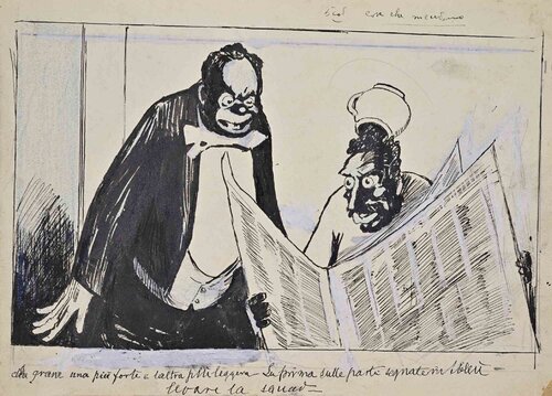 Things that Happen par Gabriele Galantara, Œuvre sur papier en vente sur Singulart