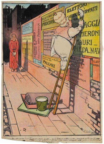  Political Posters di Gabriele Galantara, Opera su carta in vendita su Singulart