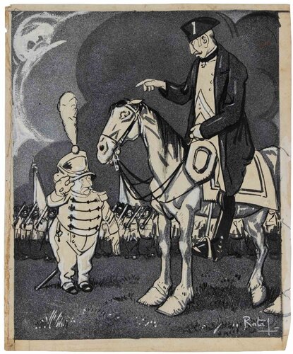 The General by Gabriele Galantara, Work on Paper for Sale on Singulart