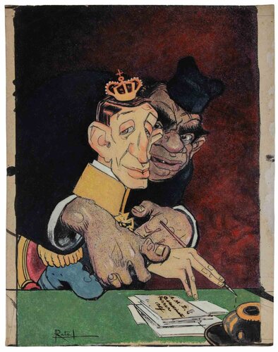 The Scrivene by Gabriele Galantara, Work on Paper for Sale on Singulart