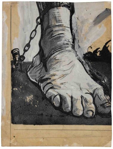  In Chains by Gabriele Galantara, Work on Paper for Sale on Singulart