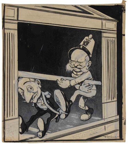 The Marionettes di Gabriele Galantara, Opera su carta in vendita su Singulart