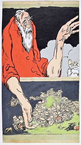 The Prayer par Gabriele Galantara, Œuvre sur papier en vente sur Singulart