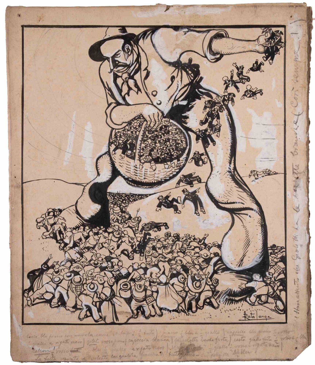 The Sowing Gabriele Galantara