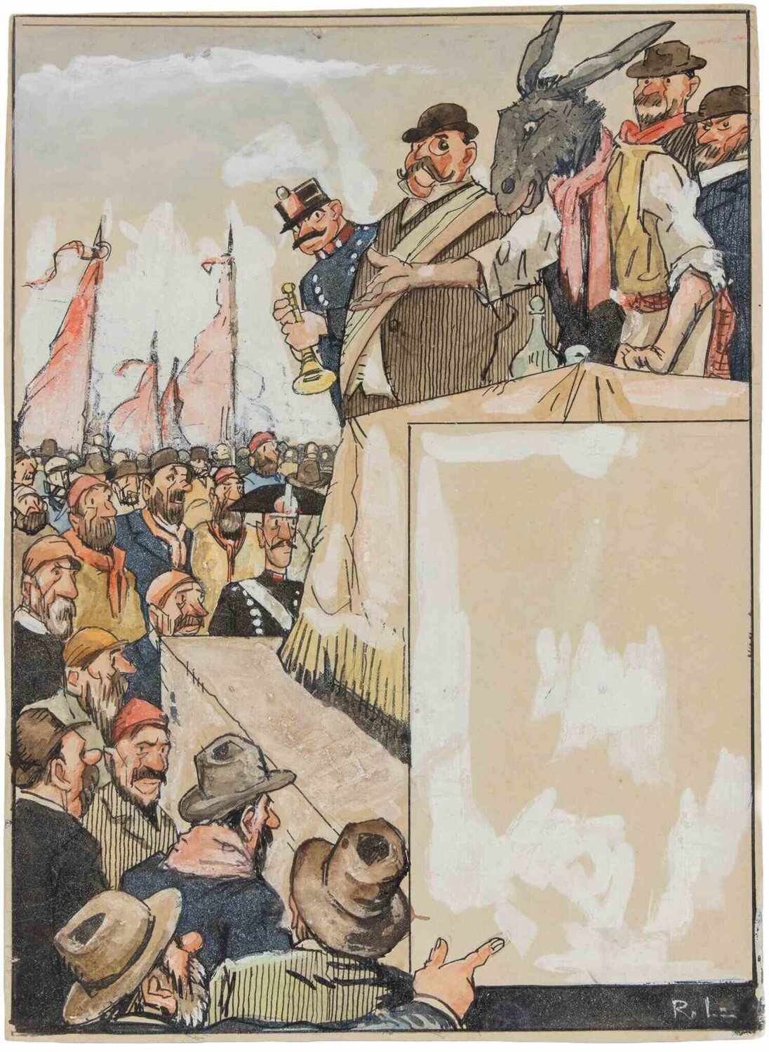The Campaign Rally Gabriele Galantara
