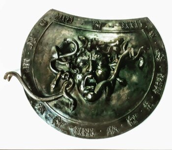 Perseus' shield by Barry Davies RCA (2016) : Sculpture Bronze - SINGULART