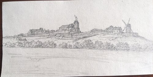 Paysage by Georges Michel, 종이 for Sale on Singulart